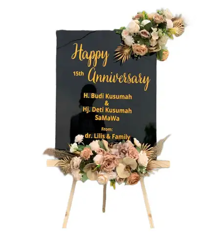 Papan Bunga Akrilik Kampil