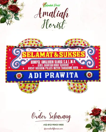 Papan Bunga Ucapan Selamat Kampil